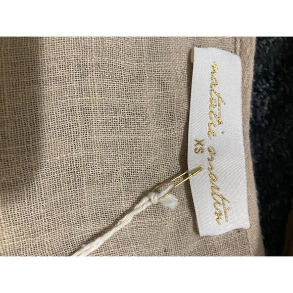 NATALIE MARTIN Beige Cotton Sand Gauze Oversized Fernanda Midi Dress Size XS - Picture 7 of 8